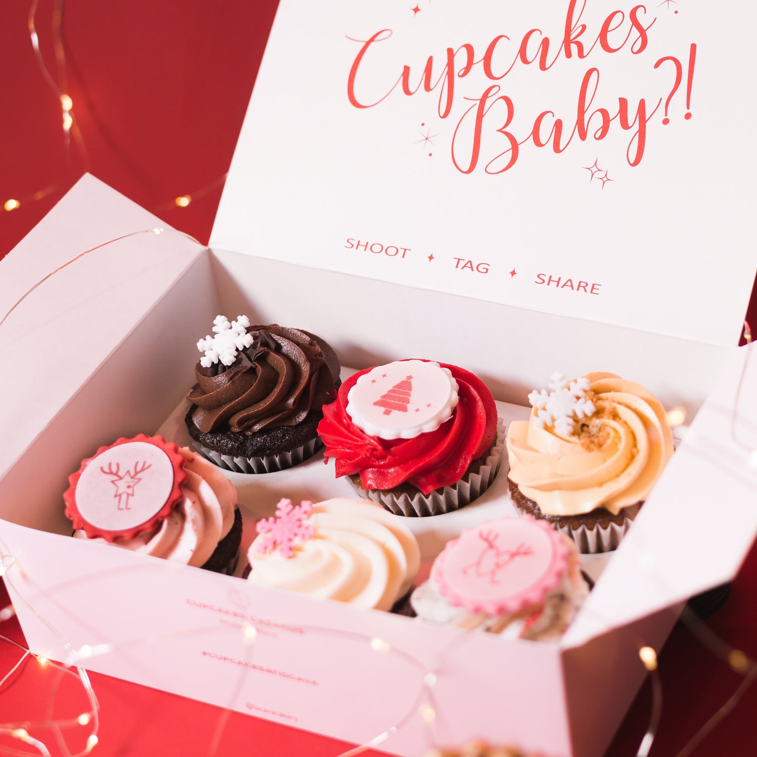 Cupcakes navideños. Un postre delicioso y divertido.