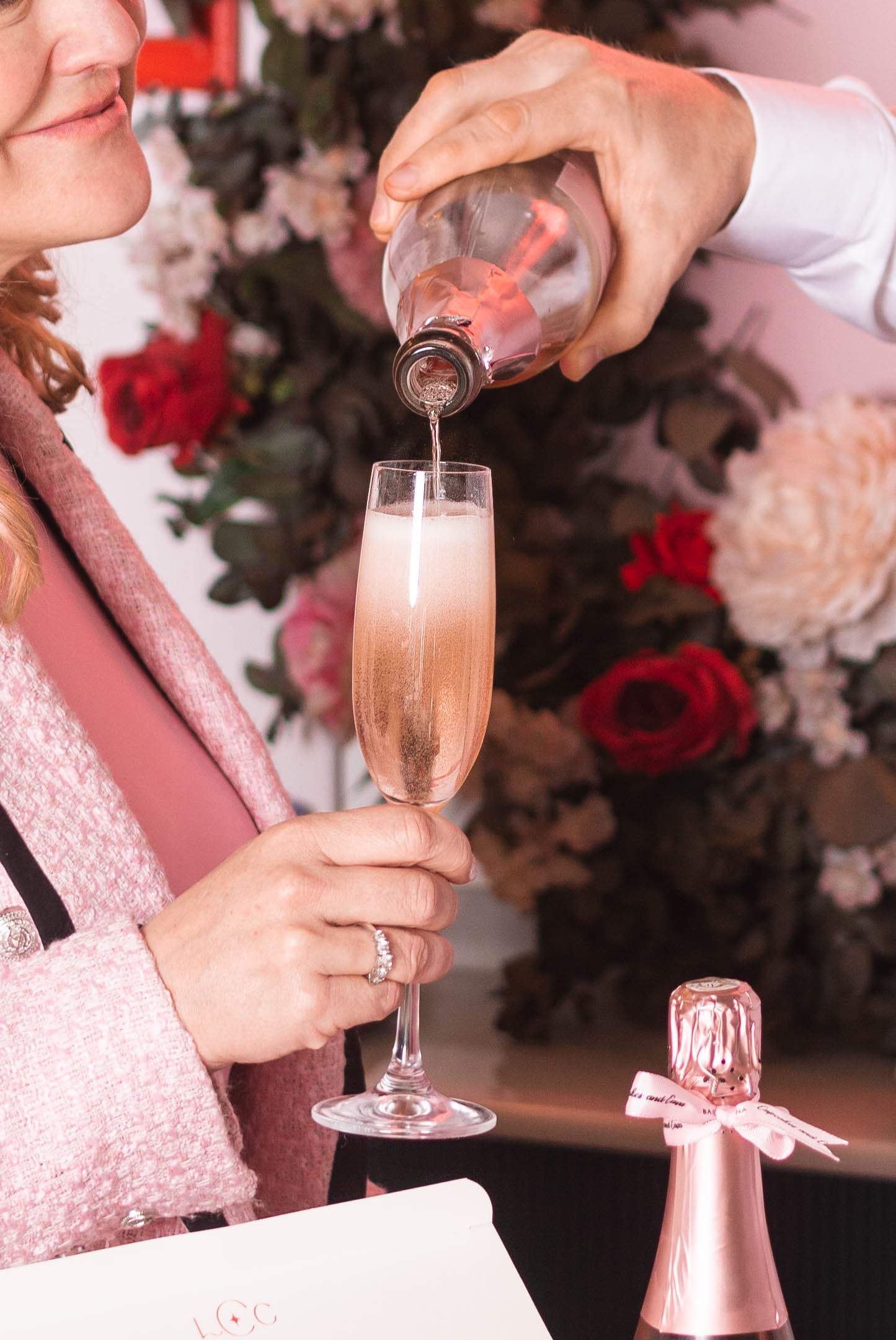 Seduce tus sentidos. The sweet kiss of a cupcake becomes magical when paired with a sparkling sip of our signature Brut Rosé or Brut Cava.