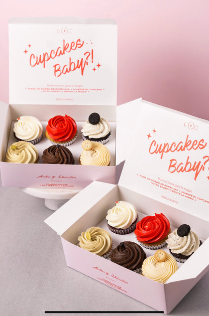 Caja Clásica – 12 Cupcakes